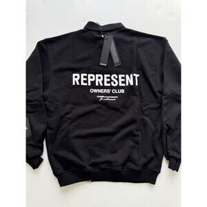 Represent Men's Owners Club Long Sleeve Polo Sweater S